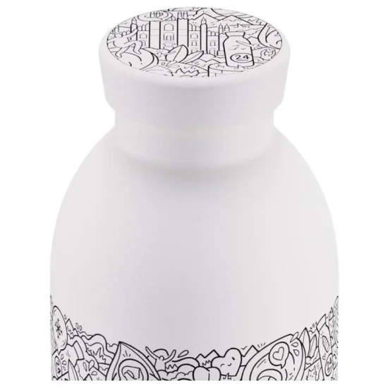Insulated Water Bottle 500 ml - White
